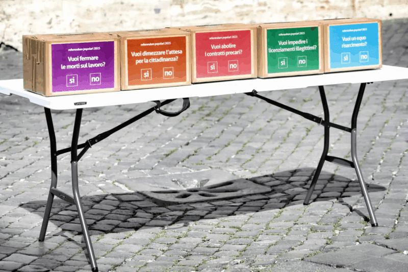 I 5 quesiti del referendum abrogativo dell'8 e 9 giugno