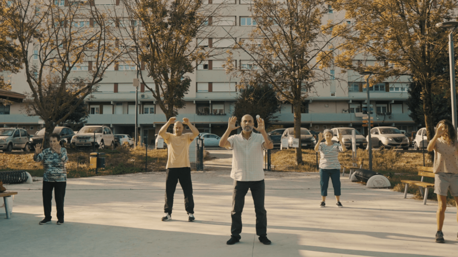 Un fotogramma da "Il Pilastro", di Roberto Beani.