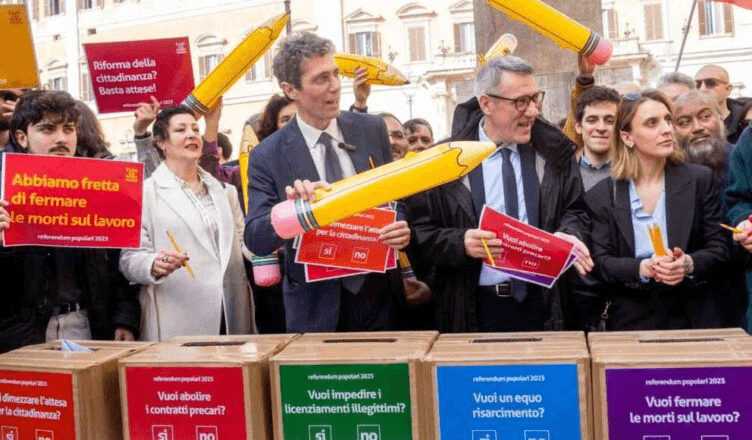 Contratti a termine, cittadinanza e altri quesiti con il segretario CGIL Landini a promuoverli